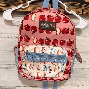 Matilda Jane Pink and Red Apple Mini Backpack